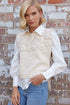 Ziggy Side Tie Ivory Vest